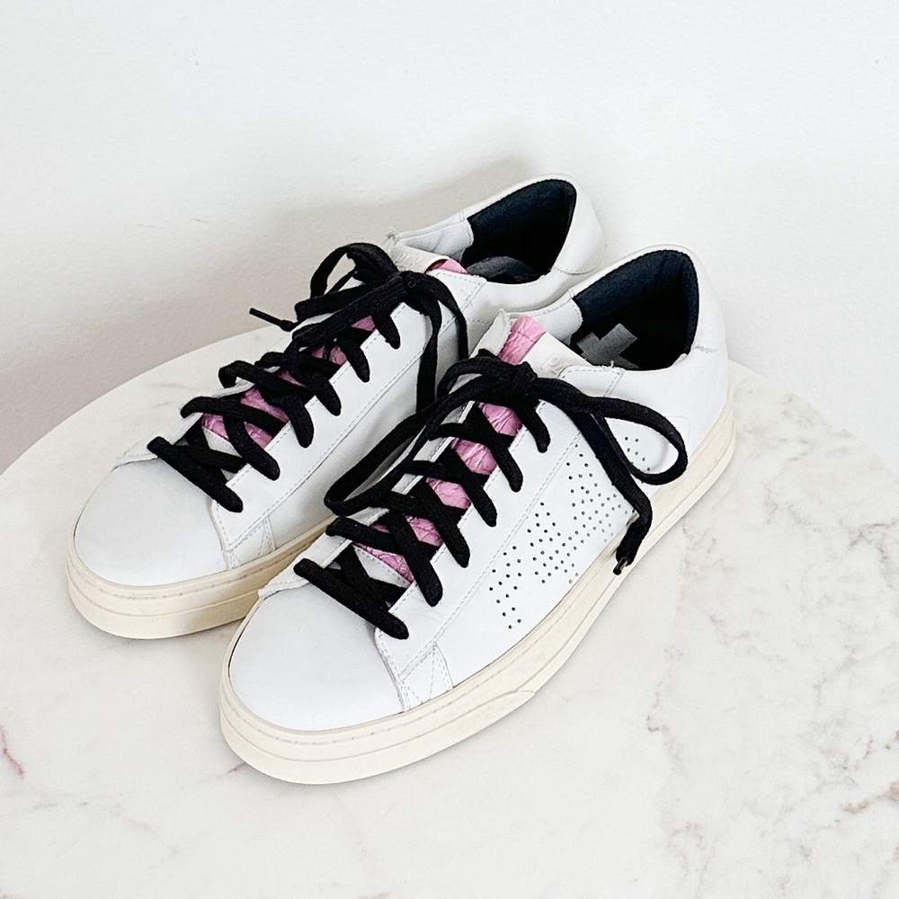 NEW P448 F22 Jack Low Top Sneaker In Crocco Size 40 EU 9.5-10 US - Picture 4 of 9